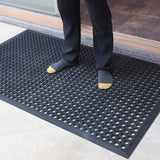 Rubber Anti-Slip Mat with Holes for Doorway Kitchen - Angle View | Oranlite Europe