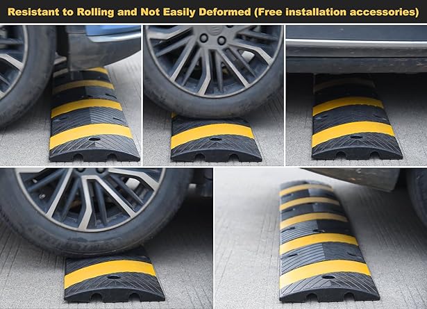 Heavy Duty Rubber Speed Bump Hump - Installation | Besea Cone