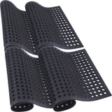 Rubber Anti-Slip Mat with Holes for Doorway Kitchen - Side View | Oranlite Europe