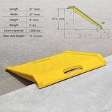 2PCS Portable Curb Ramp - Dimensions | Besea Cone