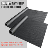 Diamond Plate Rubber Flooring Roll - Product Shot | Besea Cone