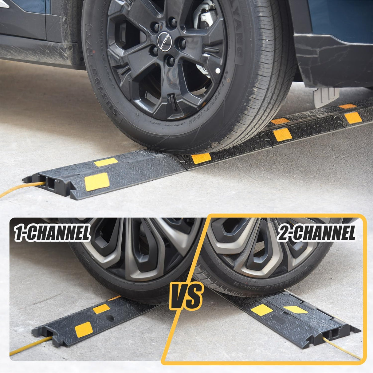 Cable Protector Ramp - Top View | Besea Cone