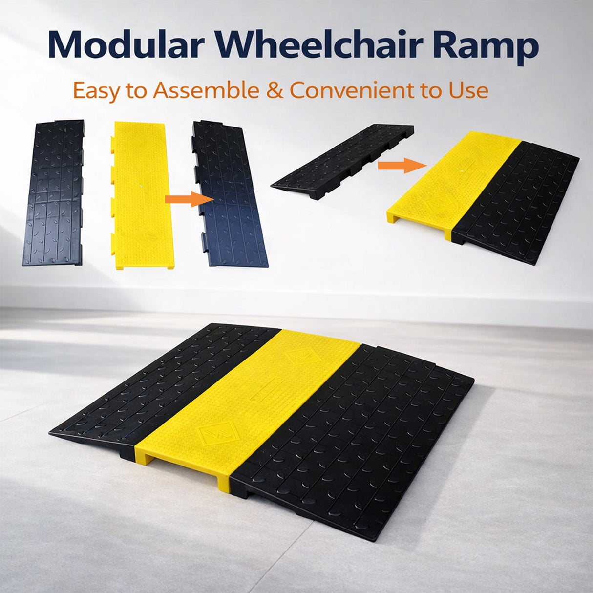 25 CM Large Channel Drop Over Cable Cover, Threshold Bridge - Top View | Besea Cone