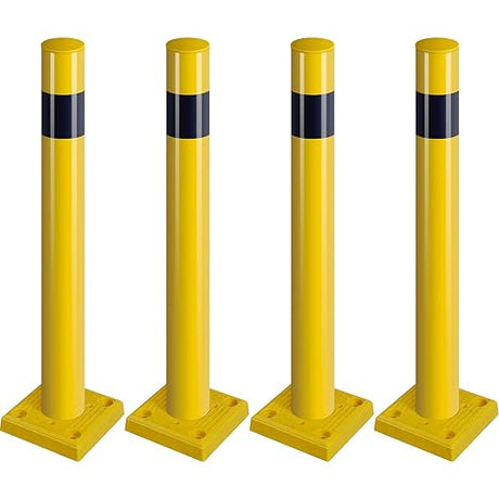 SpringBack Safety Bollard - 4 Pack (91 CM/107 CM H, 10 CM D) - Main Product Image | Besea Cone