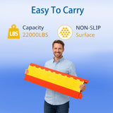 5/2/3 Channel 5 CM Orange/Yellow Eco-friendly Drive Over - In Use | Besea Cone