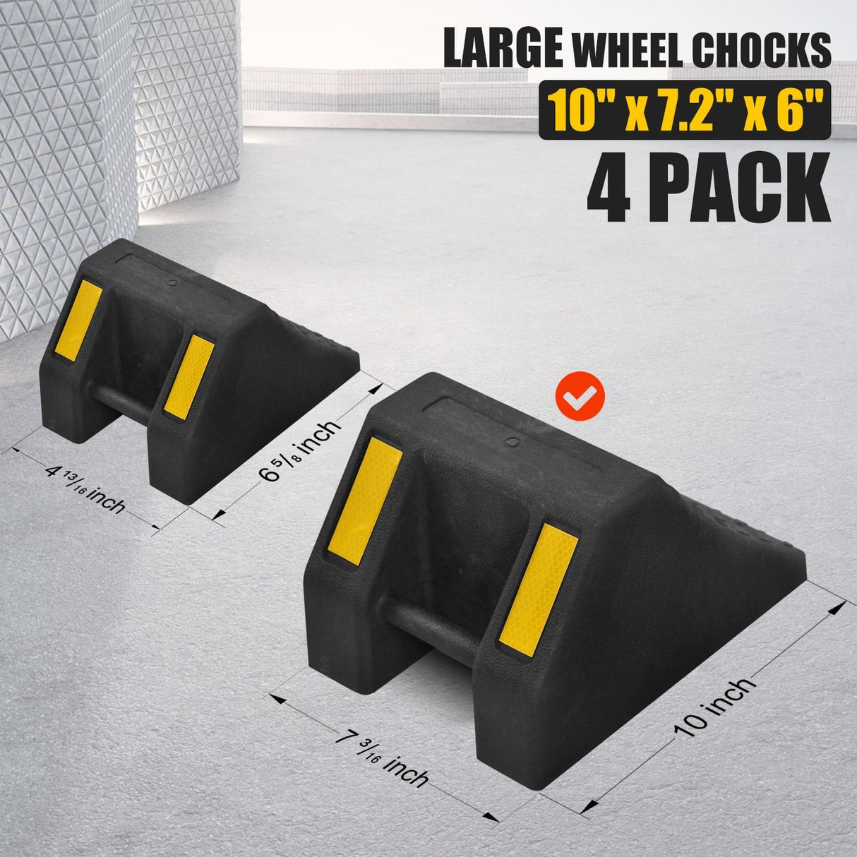 Heavy Duty Wheel Chock - Installation | Besea Cone
