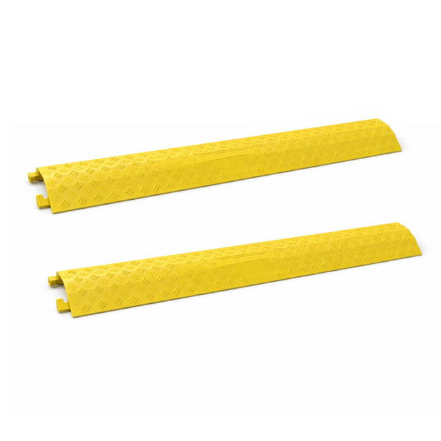 2PACK Black/Yellow Drop Over Cable Ramp Protective Cover - - Main Product Image | Besea Cone