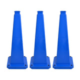 70/90 CM 4-Sided Message Cone, No Printing 6PCS - Angle View | Besea Cone