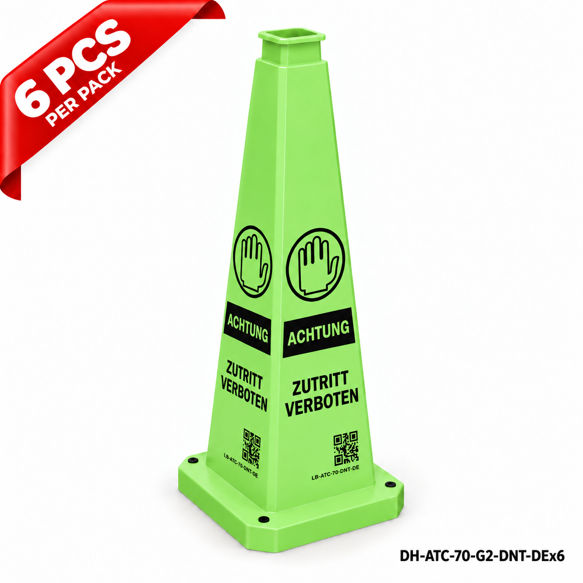 DH-ATC-70-G2-DNT-DEx6 | Green | DE-Deutsch | DO NOT ENTER | 6 PCS
