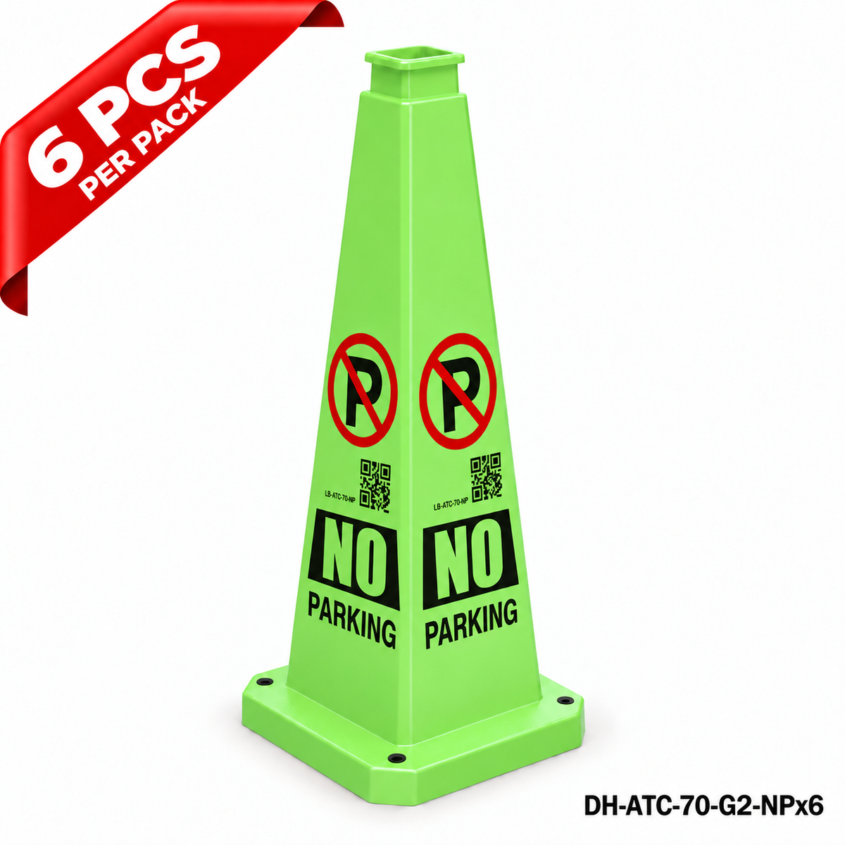 DH-ATC-70-G2-NPx6 | Green | English | NO PARKING | 6 PCS