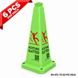 DH-ATC-70-G2-PIC-DEx6 | Green | DE-Deutsch | POSSIBLE ICY CONDITIONS | 6 PCS