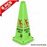 DH-ATC-70-G2-PIC-ESx6 | Green | ES-Español | POSSIBLE ICY CONDITIONS | 6 PCS