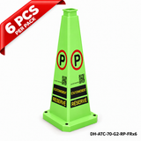 DH-ATC-70-G2-RP-FRx6 | Green | FR-Français | RESERVED PARKING | 6 PCS