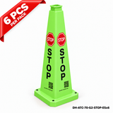 DH-ATC-70-G2-STOP-ESx6 | Green | ES-Español | STOP | 6 PCS