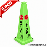 DH-ATC-70-G2-STOP-FRx6 | Green | FR-Français | STOP | 6 PCS