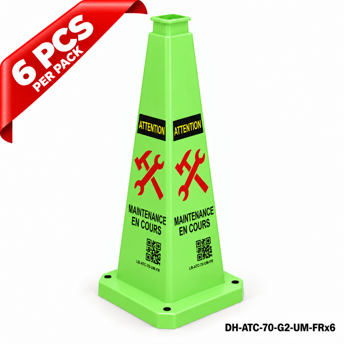 DH-ATC-70-G2-UM-FRx6 | Green | FR-Français | UNDER MAINTENANCE | 6 PCS