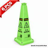 DH-ATC-70-G2-WYS-FRx6 | Green | FR-Français | WATCH YOUR STEP | 6 PCS