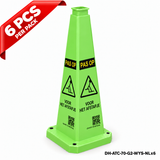 DH-ATC-70-G2-WYS-NLx6 | Green | NL-Dutch | WATCH YOUR STEP | 6 PCS
