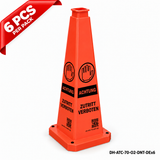 DH-ATC-70-O2-DNT-DEx6 | Orange | DE-Deutsch | DO NOT ENTER | 6 PCS