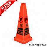 DH-ATC-70-O2-NP-NLx6 | Orange | NL-Dutch | NO PARKING | 6 PCS