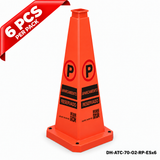 DH-ATC-70-O2-RP-ESx6 | Orange | ES-Español | RESERVED PARKING | 6 PCS