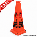 DH-ATC-70-O2-RP-NLx6 | Orange | NL-Dutch | RESERVED PARKING | 6 PCS