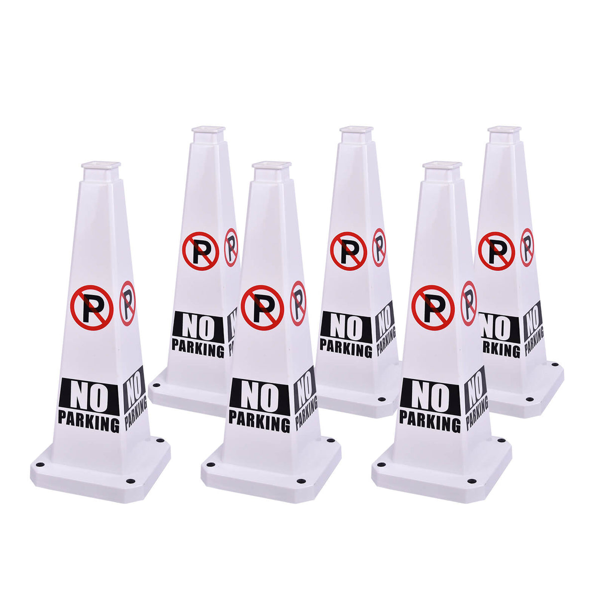 70 CM Safety Caution Cone with Handle - Angle View | Besea Cone