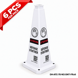 DH-ATC-70-W2-DNT-FRx6 | White | FR-Français | DO NOT ENTER | 6 PCS