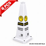 DH-ATC-70-W2-DNT-NLx6 | White | NL-Dutch | DO NOT ENTER | 6 PCS