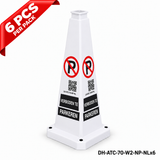 DH-ATC-70-W2-NP-NLx6 | White | NL-Dutch | NO PARKING | 6 PCS