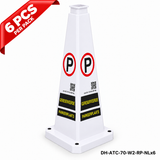 DH-ATC-70-W2-RP-NLx6 | White | NL-Dutch | RESERVED PARKING | 6 PCS