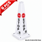 DH-ATC-70-W2-STOP-FRx6 | White | FR-Français | STOP | 6 PCS