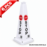 DH-ATC-70-W2-STOP-NLx6 | White | NL-Dutch | STOP | 6 PCS