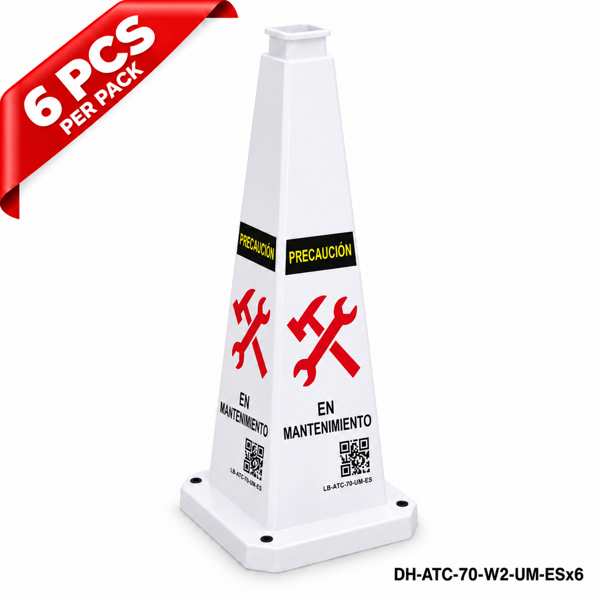 DH-ATC-70-W2-UM-ESx6 | White | ES-Español | UNDER MAINTENANCE | 6 PCS