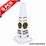 DH-ATC-70-W2-WF-NLx6 | White | NL-Dutch | WET FLOOR | 6 PCS