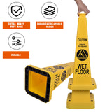 70 CM Safety Caution Cone with Handle - Side View | Besea Cone