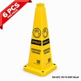 DH-ATC-70-Y2-DNT-NLx6 | Yellow | NL-Dutch | DO NOT ENTER | 6 PCS