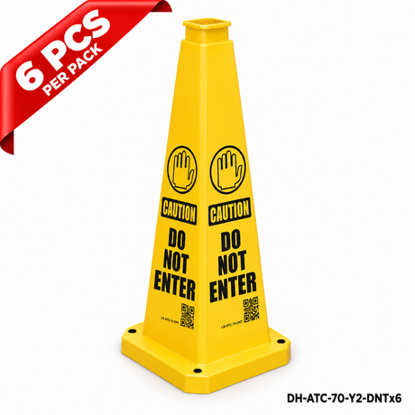 DH-ATC-70-Y2-DNTx6 | Yellow | English | DO NOT ENTER | 6 PCS