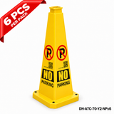 DH-ATC-70-Y2-NPx6 | Yellow | English | NO PARKING | 6 PCS