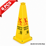 DH-ATC-70-Y2-PIC-FRx6 | Yellow | FR-Français | POSSIBLE ICY CONDITIONS | 6 PCS
