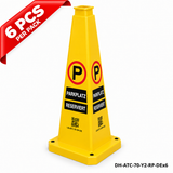 DH-ATC-70-Y2-RP-DEx6 | Yellow | DE-Deutsch | RESERVED PARKING | 6 PCS