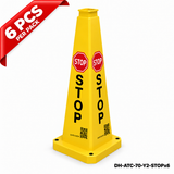 DH-ATC-70-Y2-STOPx6 | Yellow | English | STOP | 6 PCS