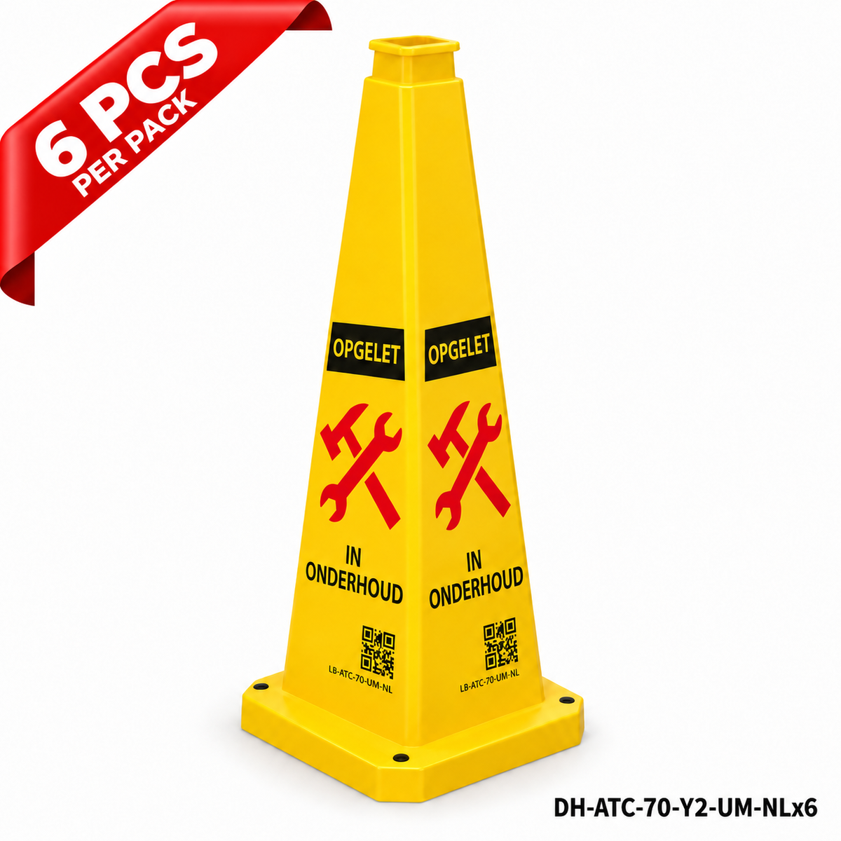 DH-ATC-70-Y2-UM-NLx6 | Yellow | NL-Dutch | UNDER MAINTENANCE | 6 PCS