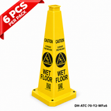 DH-ATC-70-Y2-WFx6 | Yellow | English | WET FLOOR | 6 PCS