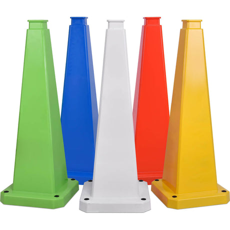 70/90 CM 4-Sided Message Cone, No Printing 6PCS - Main Product Image | Besea Cone