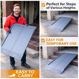 120 CM Wheelchair Ramp Low-Profile Threshold Ramp with - Detail | Besea Cone