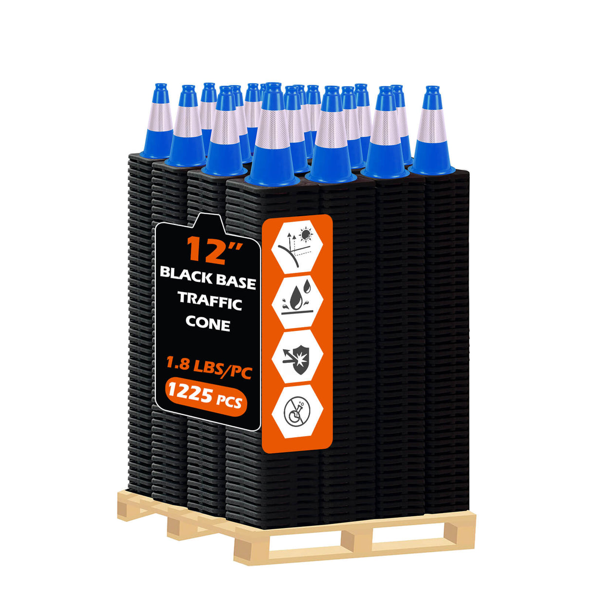 Light Weight Black Base Economy Traffic Cones - View 95 | Besea Cone