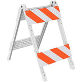 TypeI/TypeII US Foldable Barricade - Side View | Besea Cone