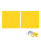 Warning Pad 2PCS with Installl Bolts - Side View | Besea Cone