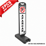 DH-VB-10X2-NOPARK-ES | NO PARKING | Water Filled Base | ES-Español